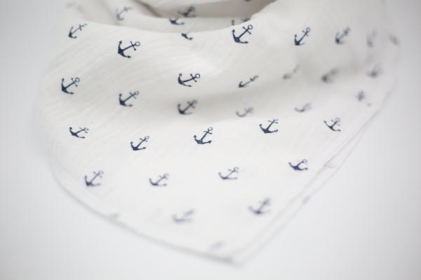 Musselinhalstuch / Halstuch 45 x 45